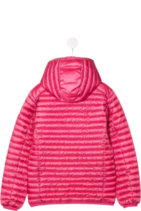Save The Duck Kids Girl's Girl's Iris Ecological Pink Nylon Down Jacket