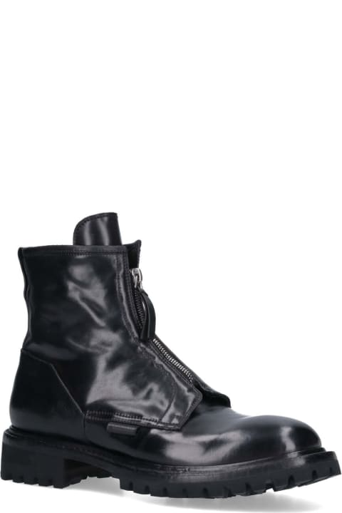 Boots for Men Premiata Leather Ankle Boots