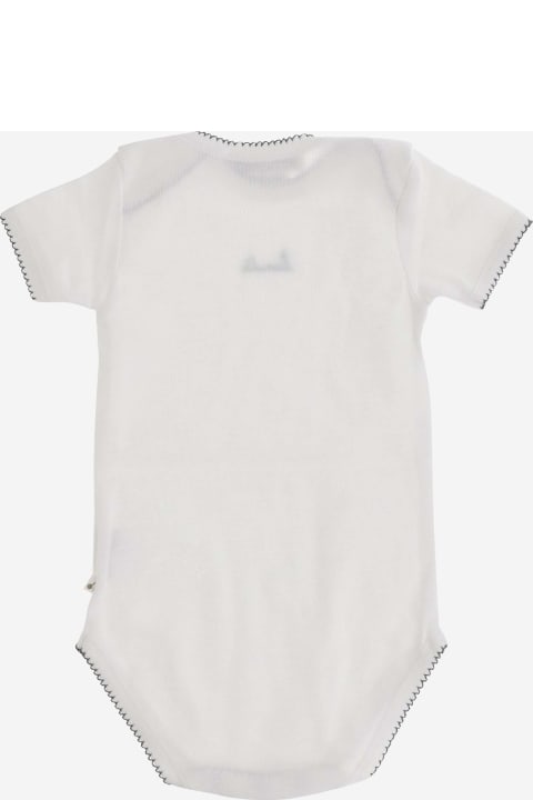 Bonpoint Bodysuits & Sets for Baby Boys Bonpoint Cotton Bodysuit With Logo