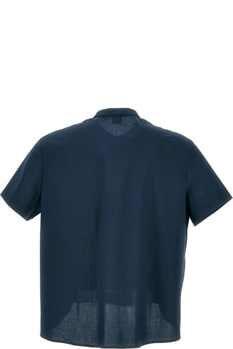 Topwear for Women Fay Cotton Shirt With Mandarin Collar