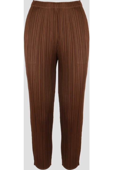 Pleated Slim Pants