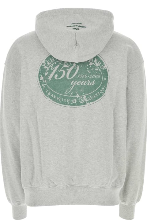 メンズ 1989 Studioのフリース＆ラウンジウェア 1989 Studio Melange Grey Cotton Sweatshirt
