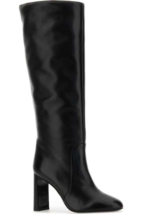 Homeware Stuart Weitzman Black Nappa Leather Babette Boots
