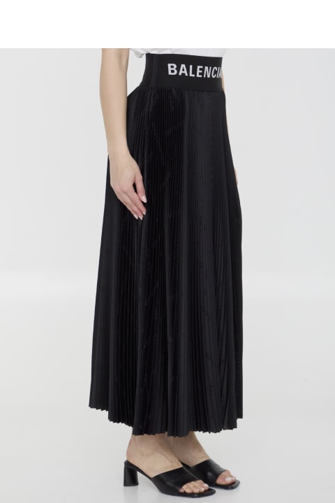 Fashion for Women Balenciaga Pleated Midi Skirt