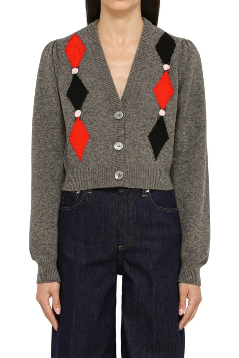 Alessandra Rich for Women Alessandra Rich Cropped Cardigan