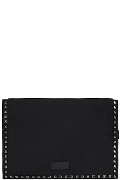 Homeware Valentino Garavani Canvas Flat Clutch