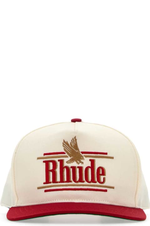 Rhude Hats for Men Rhude Two-tone Polyester Blend Baseball Cap