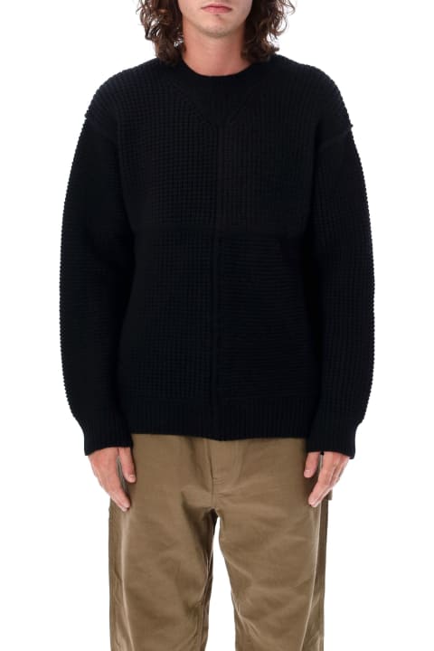 Comme des Garçons Homme for Men Comme des Garçons Homme Crewneck Wool Patchwork Sweater