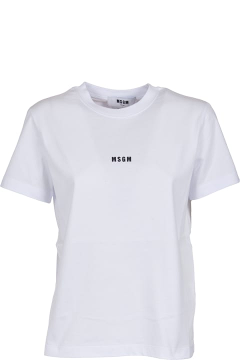 ウィメンズ新着アイテム MSGM Logo Chest T-shirt