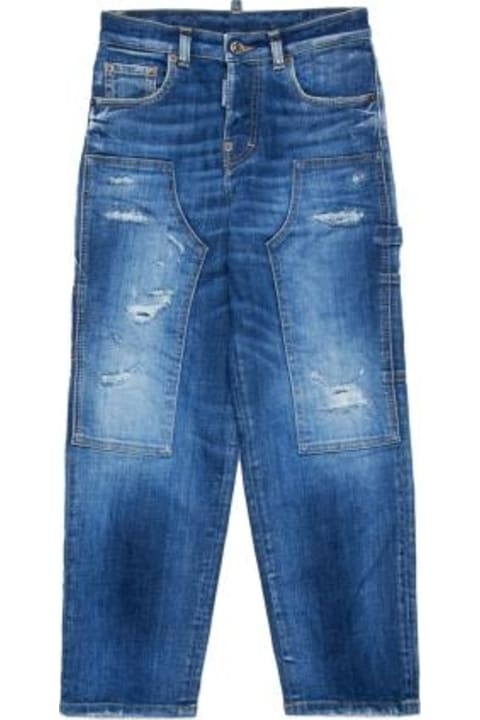 Dsquared2 for Kids Dsquared2 Jeans Dritti A Vita Media