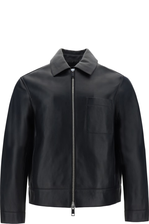 メンズ Yves Salomonのコート＆ジャケット Yves Salomon Leather Jacket