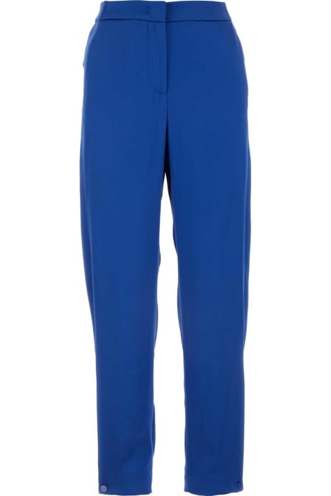 Giorgio Armani Pants & Shorts for Women Giorgio Armani Electric Blue Silk Pant