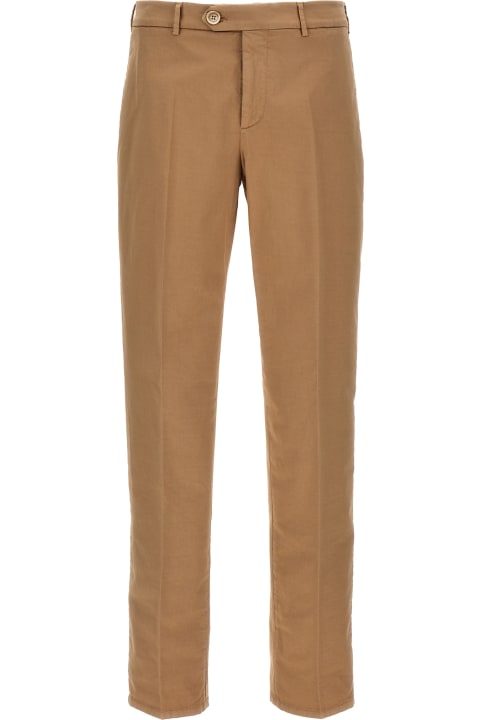 Brunello Cucinelli Pants for Men Brunello Cucinelli Italian Fit Cotton Gabardine Trousers