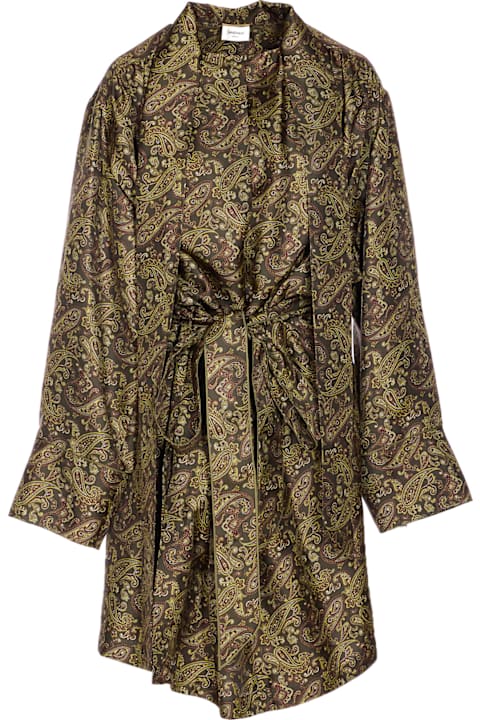 Fashion for Women Saint Laurent Paisley Motif Silk Dress