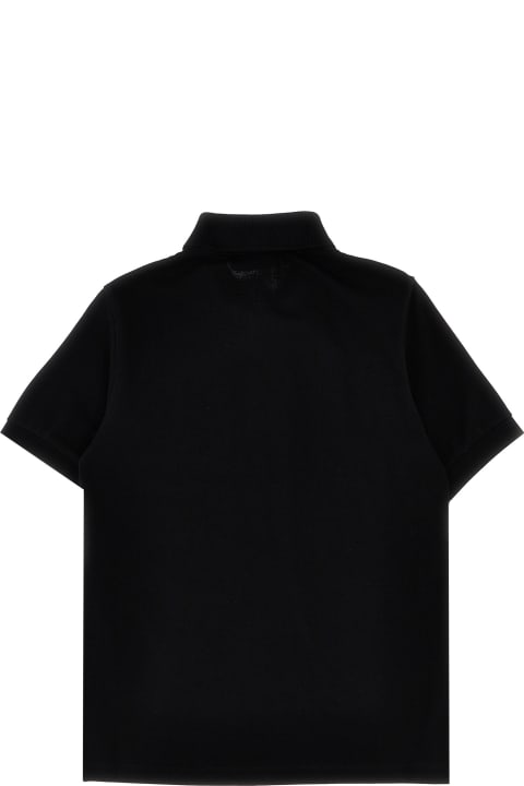 T-Shirts & Polo Shirts for Girls Stone Island Junior Logo Patch Polo Shirt