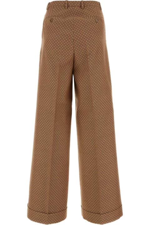 ウィメンズ Gucciのパンツ＆ショーツ Gucci Embroidered Polyester Blend Pant