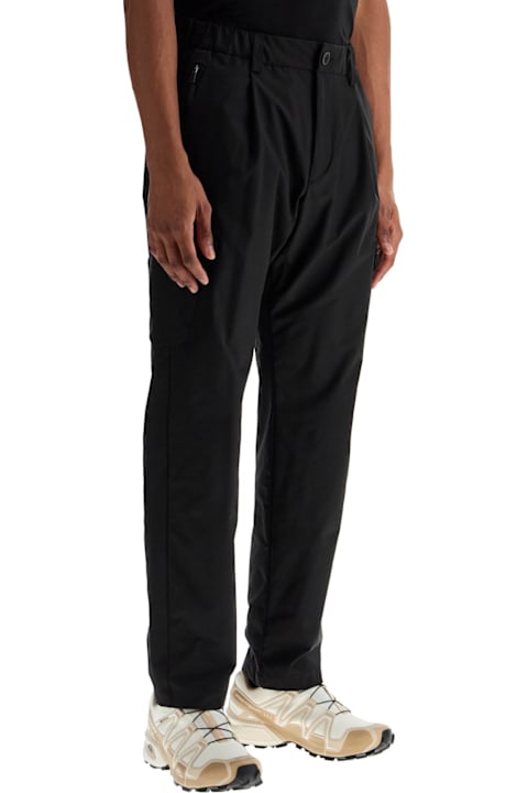 سراويل لـ القسم الرجالي Herno Black Polyester Pants With Patch Pockets