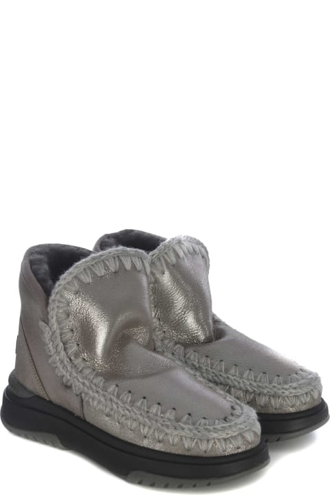 Mou Shoes for Women Mou Ankle Boots Mou "eskimo Jogger" Made Of Leather
