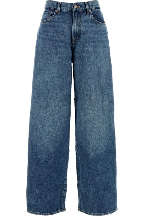 7 For All Mankind Jeans for Women 7 For All Mankind Stretch Denim Jasper Wide-leg Jeans