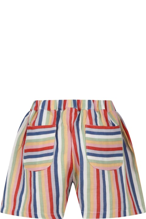 Coco Au Lait Bottoms for Boys Coco Au Lait Multicolor Shorts For Kidswith Stripes Pattern