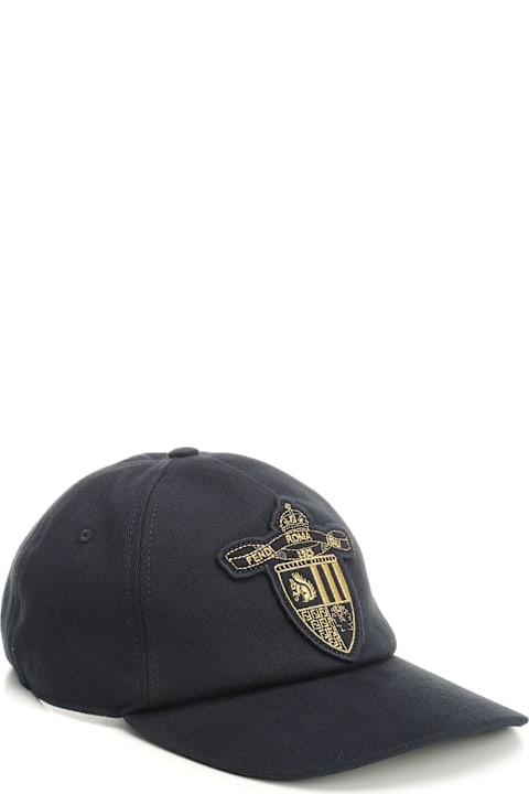 Fendi Hats for Women Fendi Cotton Baseball Cap