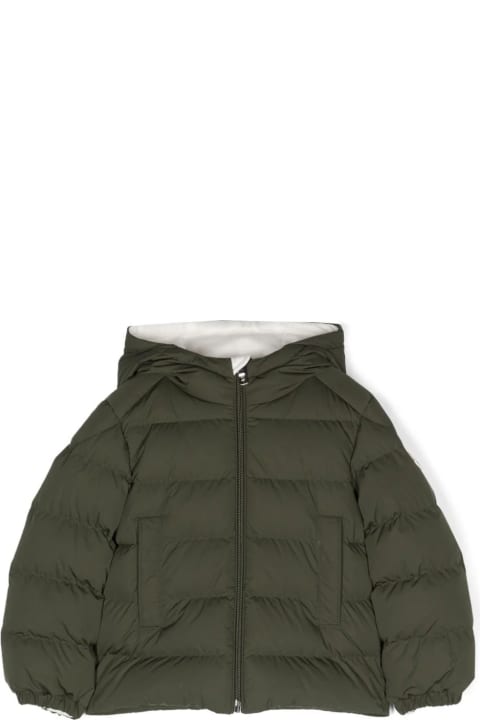 Sale for Baby Boys Moncler Dark Green Eric Down Jacket