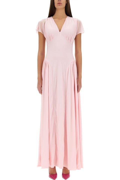 Rotate by Birger Christensen Dresses for Women Rotate by Birger Christensen Long Dress With Drape