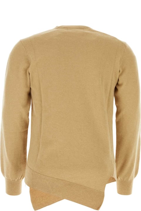 Fashion for Women Comme des Garçons Shirt Camel Wool Comme Des Garã§ons Shirt X Lacoste Sweater