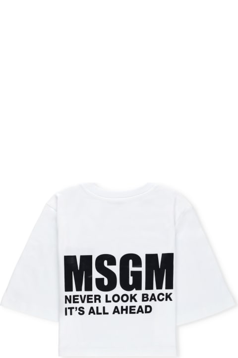MSGM T-Shirts & Polo Shirts for Girls MSGM T-shirt With Logo