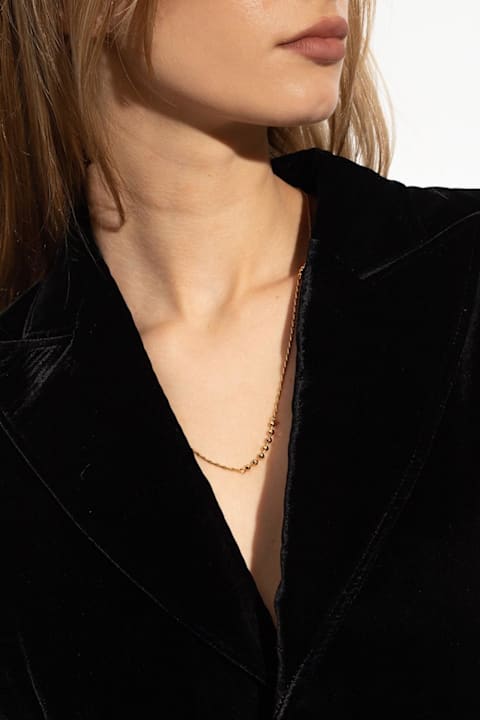 Necklaces for Women Saint Laurent Saint Laurent Brass Necklace