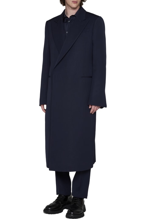 Alexander McQueen Coats & Jackets for Men Alexander McQueen Double-breasted Coat