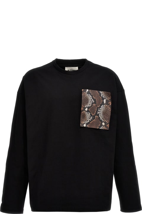 Fleeces & Tracksuits for Men Jil Sander 'phyton Pocket' T-shirt