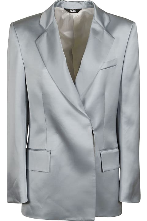 GCDS Coats & Jackets for Women GCDS Satin Oversized Blazer