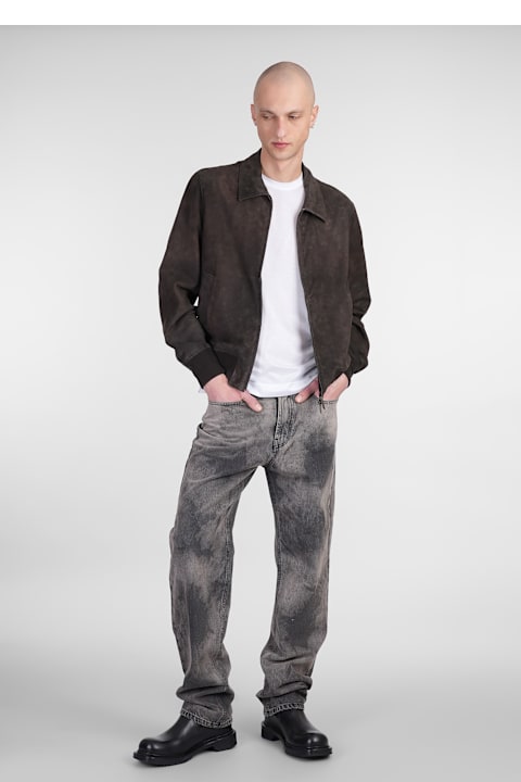 Salvatore Santoro Clothing for Men Salvatore Santoro Bomber In Brown Leather