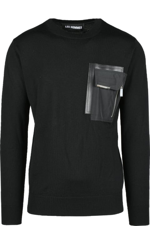 Les Hommes Clothing for Men Les Hommes Men's Black Sweater