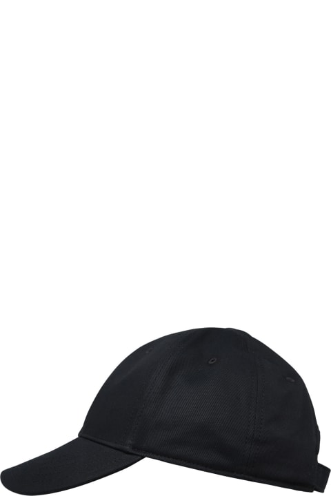 Hats for Men Off-White Twill Baseball Cap