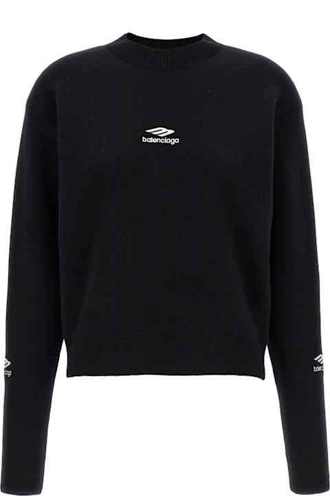 Balenciaga لـ Women Balenciaga Logo Sweater