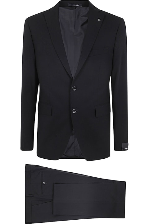 Suits for Men Tagliatore Crepe Effect Classic Suit
