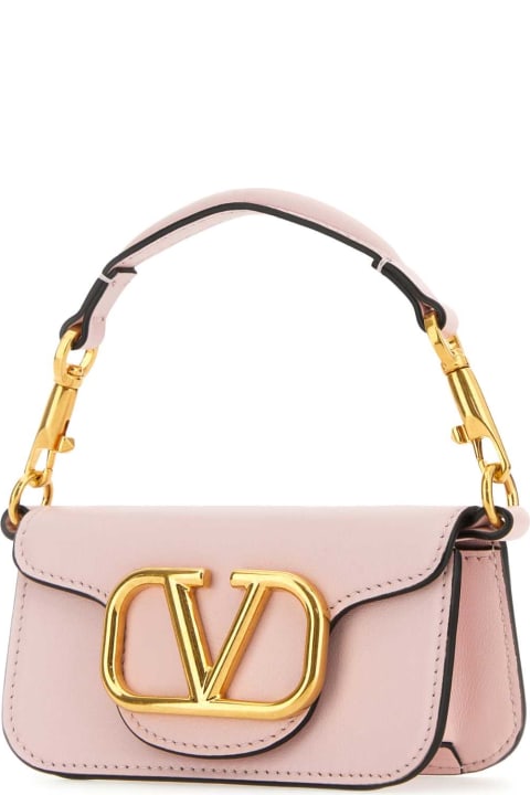Fashion for Women Valentino Garavani Pink Leather Locã² Handbag
