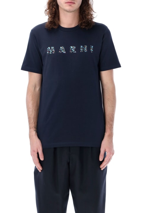 Marni Topwear for Women Marni Logo Flowers T-shirt