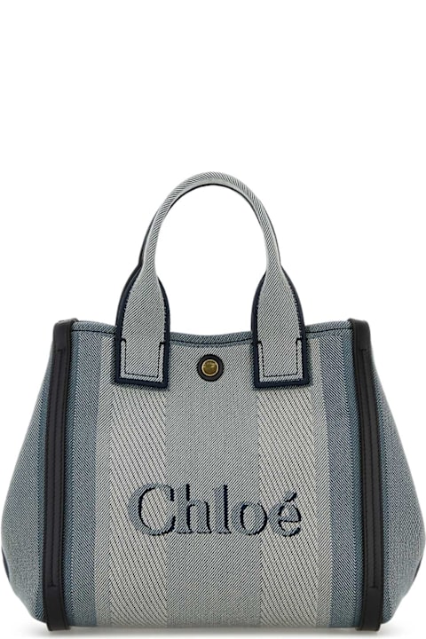 Chloé for Women Chloé Multicolor Canvas Small Chloã© Carry Shopping Bag