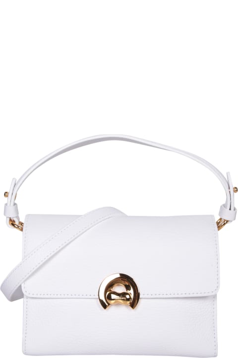 Coccinelle Bags for Women Coccinelle Arlettis Mini Gold And White Bag