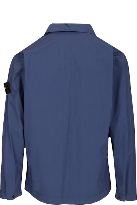 Shirts for Men Stone Island Cotton Overshirt