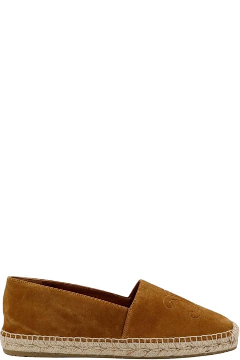Celine Loafers & Boat Shoes for Women Celine Triomphe Suede Espadrilles
