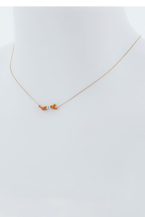 Aliita for Men Aliita Nadadora Rayada Sky Blue Necklace