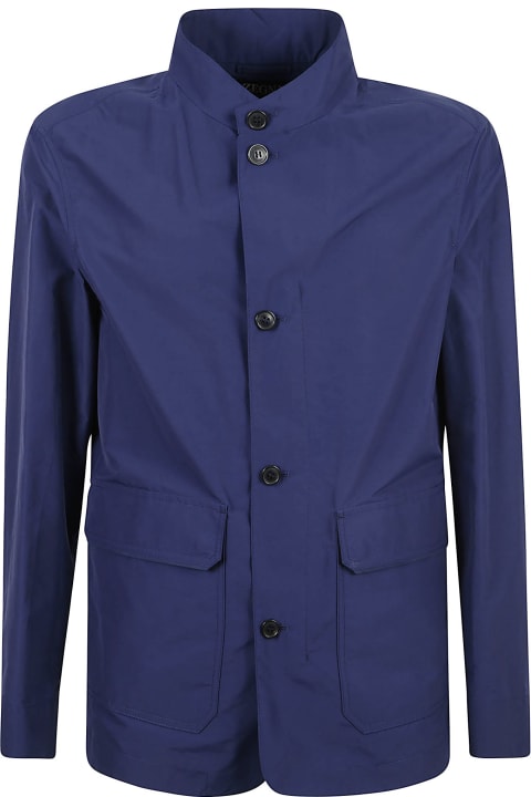 Homeware Zegna Long-sleeved Buttoned Tailored Jacket
