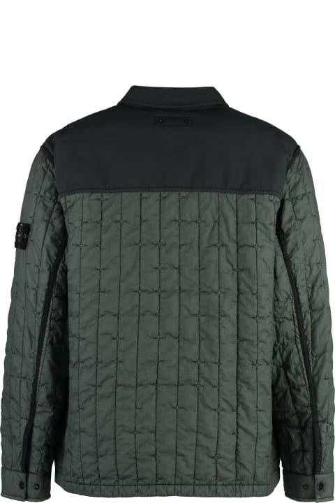 Stone Island Sale for Men Stone Island Quilted Shirt-jacket