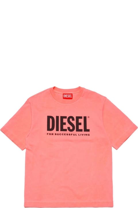 ボーイズ DieselのTシャツ＆ポロシャツ Diesel Tnuci Logo Printed Crewneck T-shirt
