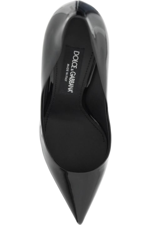High-Heeled Shoes for Women Dolce & Gabbana Patent Leather Pumps