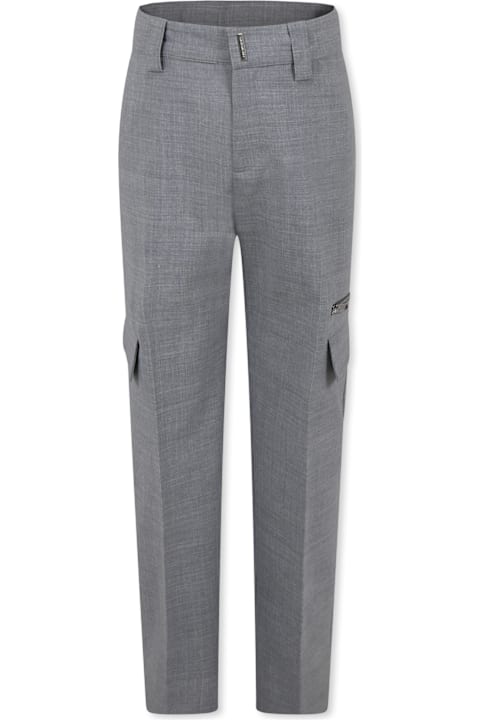 Homeware Givenchy Grey Trousers For Boy With Logo